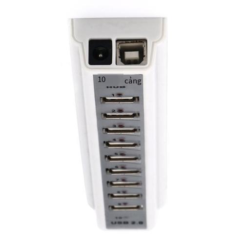 Đảm bảo chất lượng Hub 10 cổng USB hàng cắm Hub USB 2.0 số lượng lớn thuận lợi cổng mở rộng USB 10 cổng