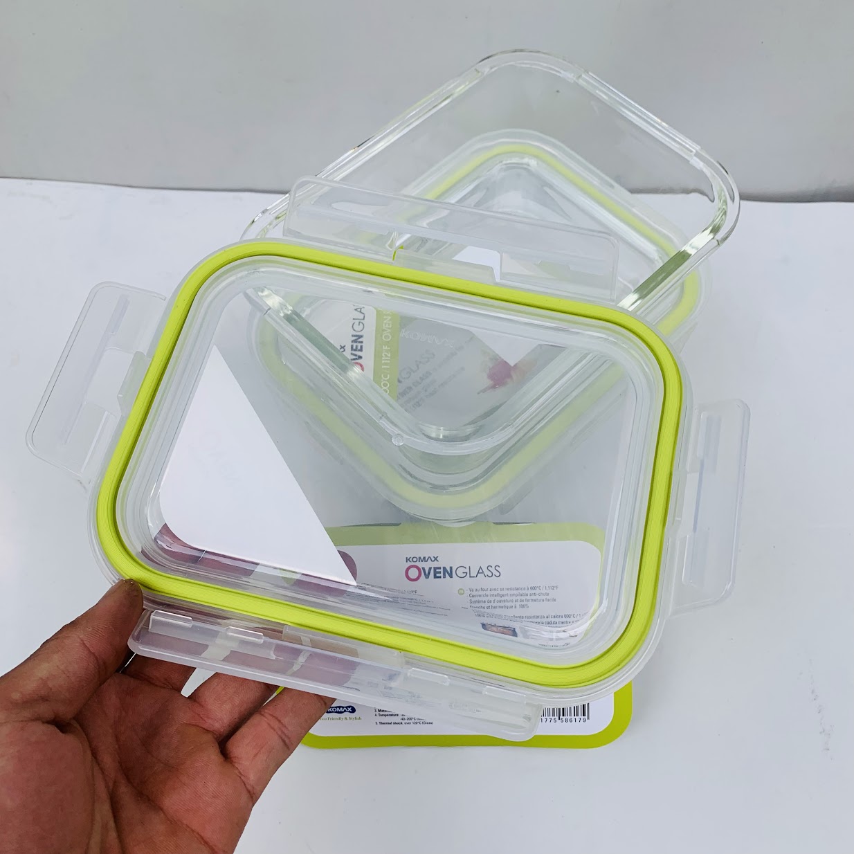 Hộp đựng cơm ngăn thuỷ tinh 1 lít OVENGLASS PANASINIC