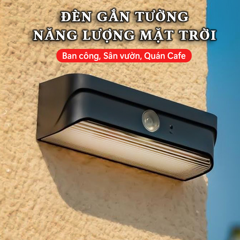 Đèn trang trí năng lượng mặt trời Gắn tường, tích kiệm điện, bóng siêu sáng, chống thấm nước - DA3106