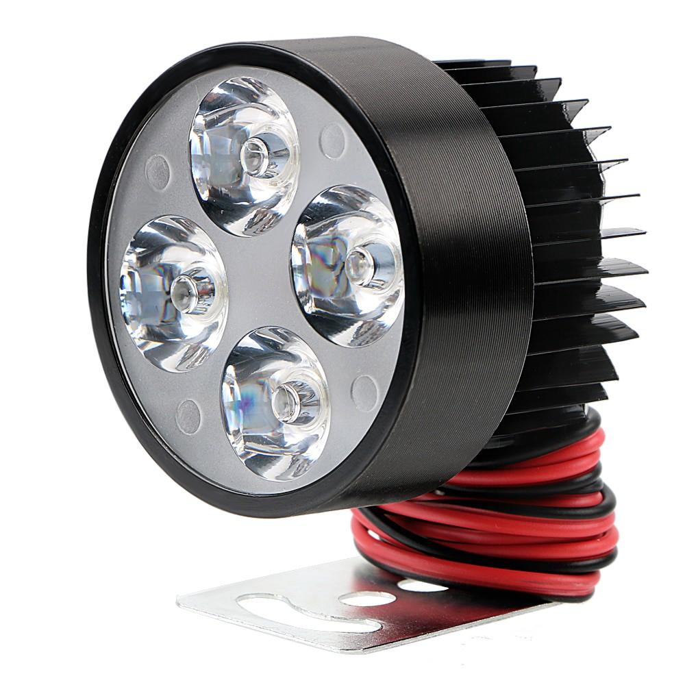 Đèn pha trợ sáng 4 LED dành cho xe mô tô, xe điện 206360