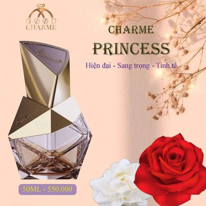 Nước hoa nữ cao cấp, Charme Princess, mùi hương nhẹ nhàng, sang trọng như một nàng công chúa, 50ml