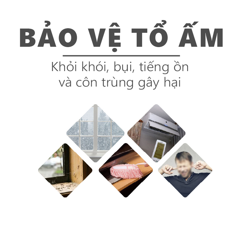 Nẹp xốp chắn khe cửa Ron chặn khe hở chống ồn, chống côn trùng, chống thoát hơi gió điều hòa
