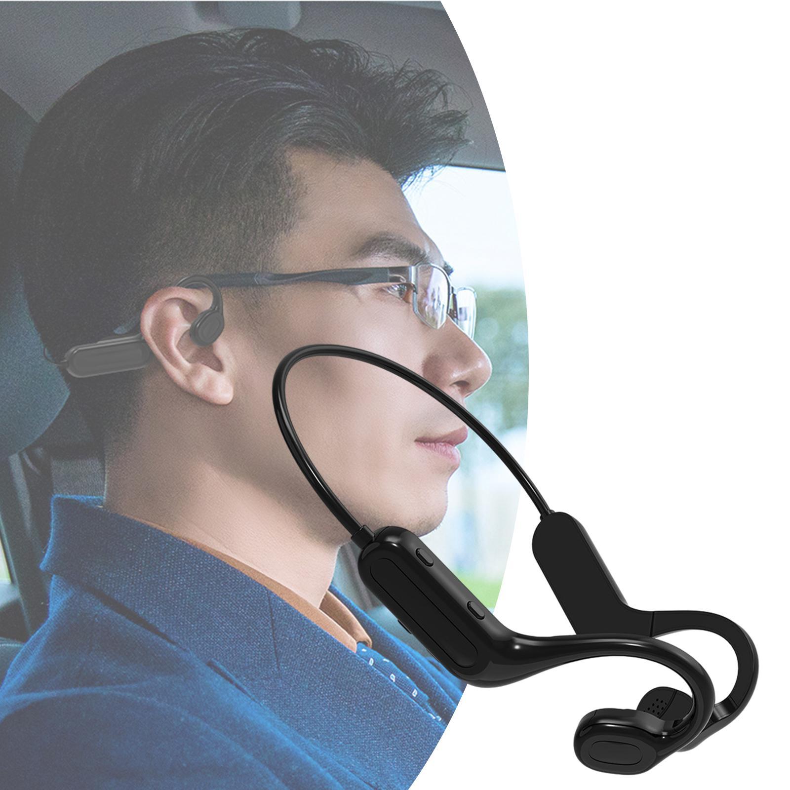 Q02 Conduction Headset with microphone rophone Ear Titanium