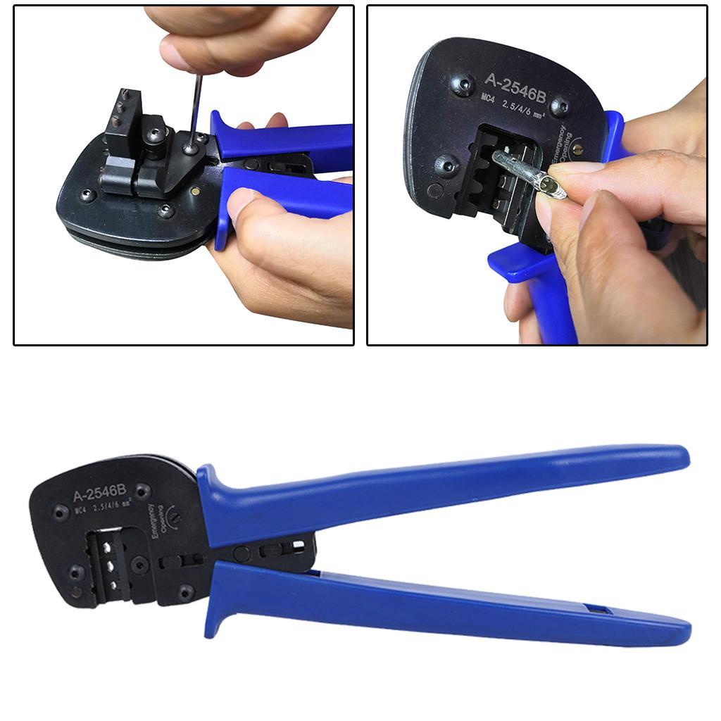 Crimping Tool Cable Lug Crimper Electrician Connector Hand Plier 2.5-6mm²