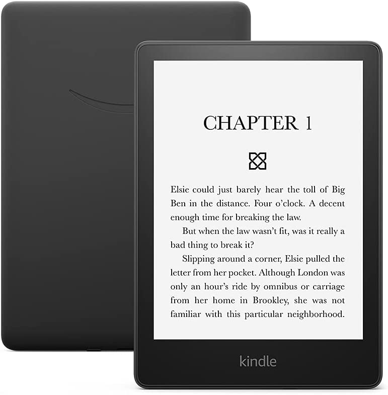 Combo Máy đọc sách All New Kindle Paperwhite 5 (11th Gen) - 8Gb và Bao da - Hàng nhập khẩu