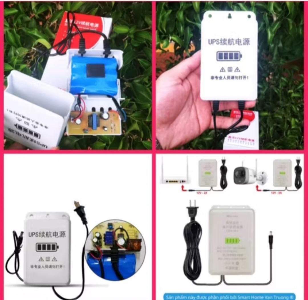 BỘ TÍCH ĐIỆN LƯU TRỮ ĐIỆN CHO WIFI VÀ KAMERA THÔNG MINH