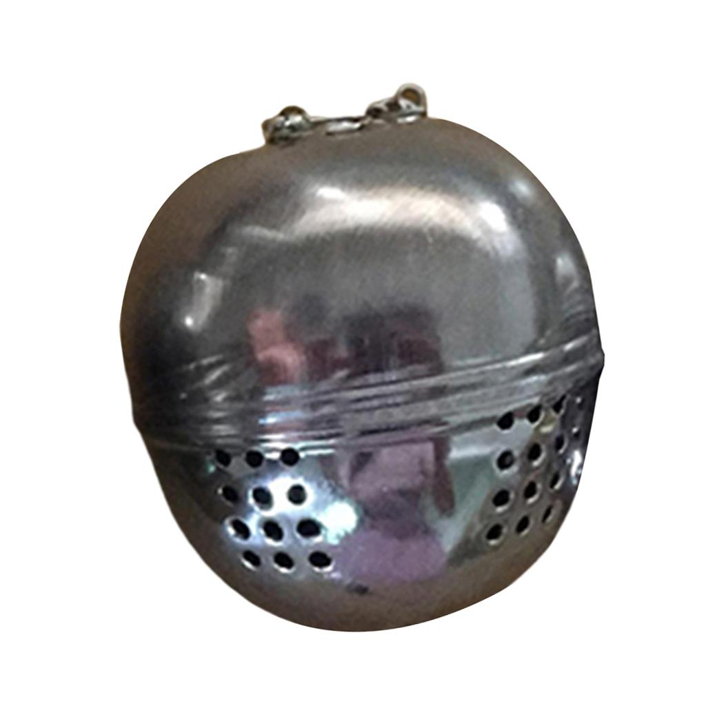 Set of 2 Premium Stainless Steel Tea & Spice Balls - Perfect Even Mesh Strainer for Loose Leaf Tea, Seasoning, Spices