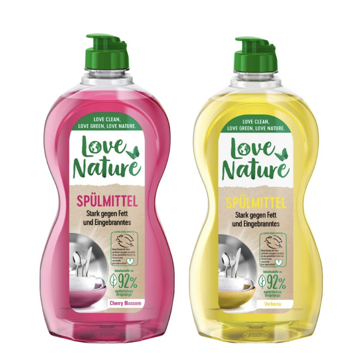 Nước rửa chén bát hữu cơ Spot German Love Nature Đức 450ml