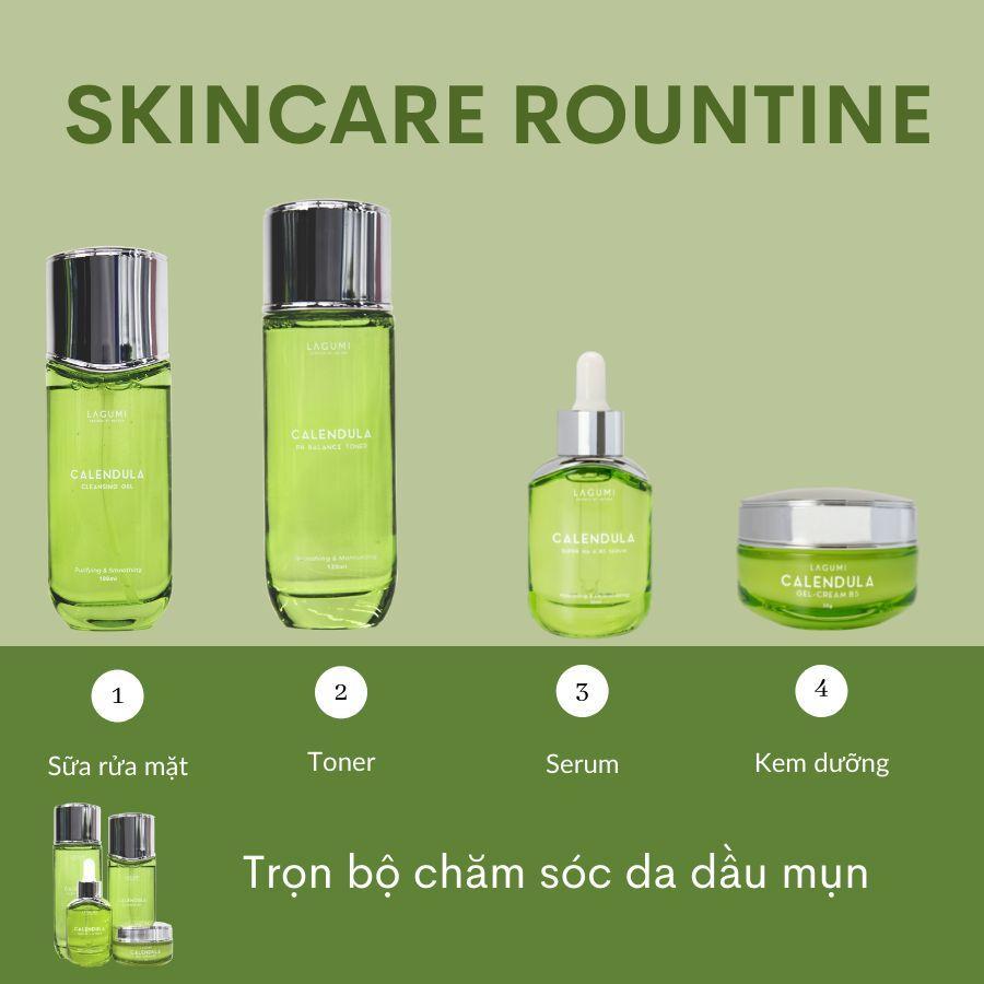 Serum siêu cấp ẩm và phục hồi da Lagumi Calendula Super HA & B5 30ml