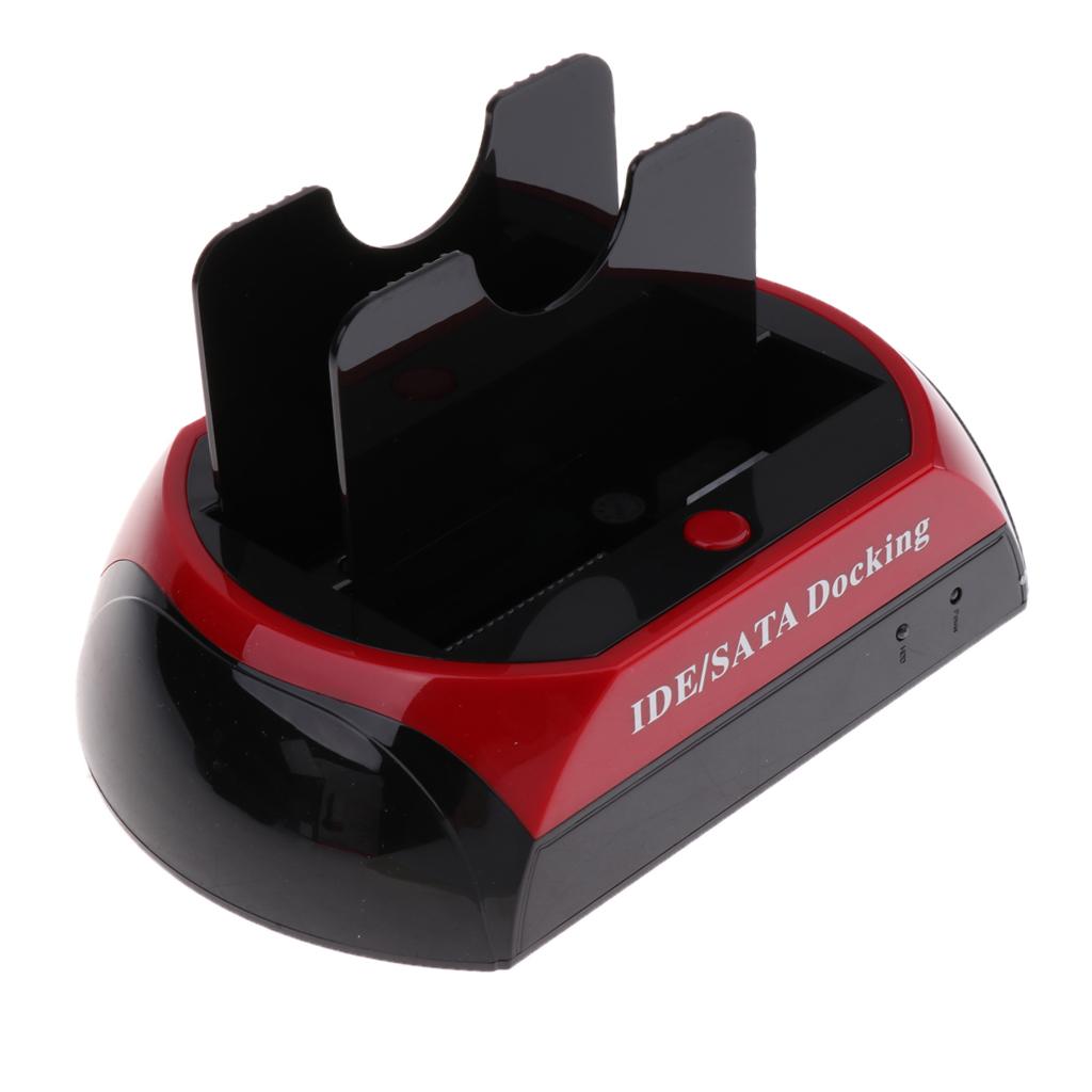 External Dual Port HDD Docking Station OTB for 2.5''/3.5'' IDE/SATA HDD/SSD
