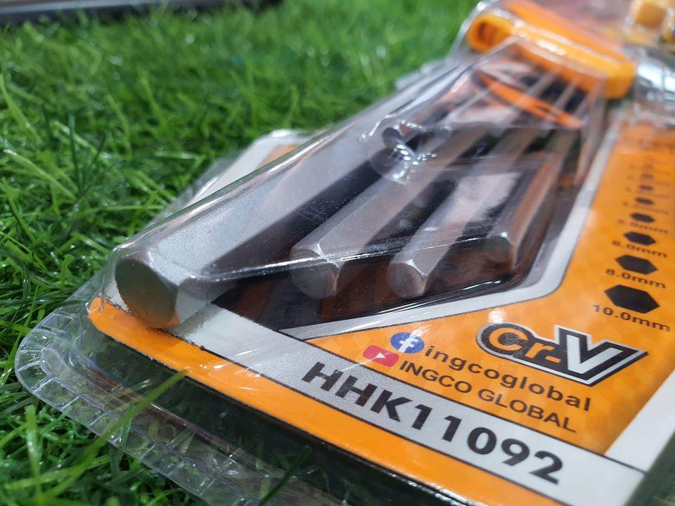 BỘ 9 CHÌA LỤC GIÁC ĐẦU BẰNG 1.5-10MM INGCO HHK11092 - HÀNG CHÍNH HÃNG