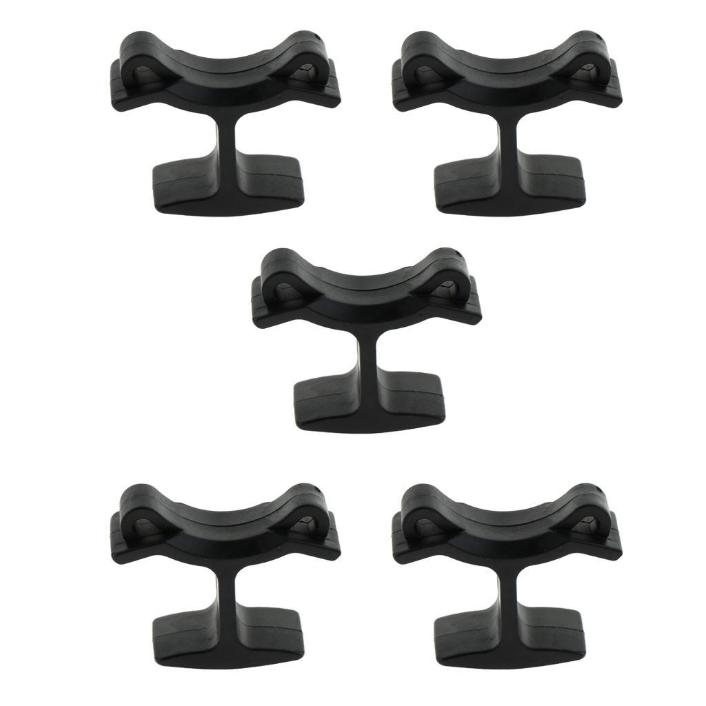 5 Pieces / Pack Referee Whistle Finger Grip Black