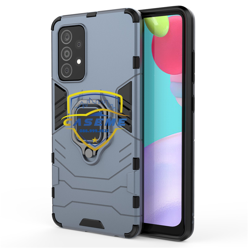 Ốp lưng dành cho Samsung Galaxy A52s Iron Man iRing Nhựa PC cứng viền dẻo chống sốc cao cấp