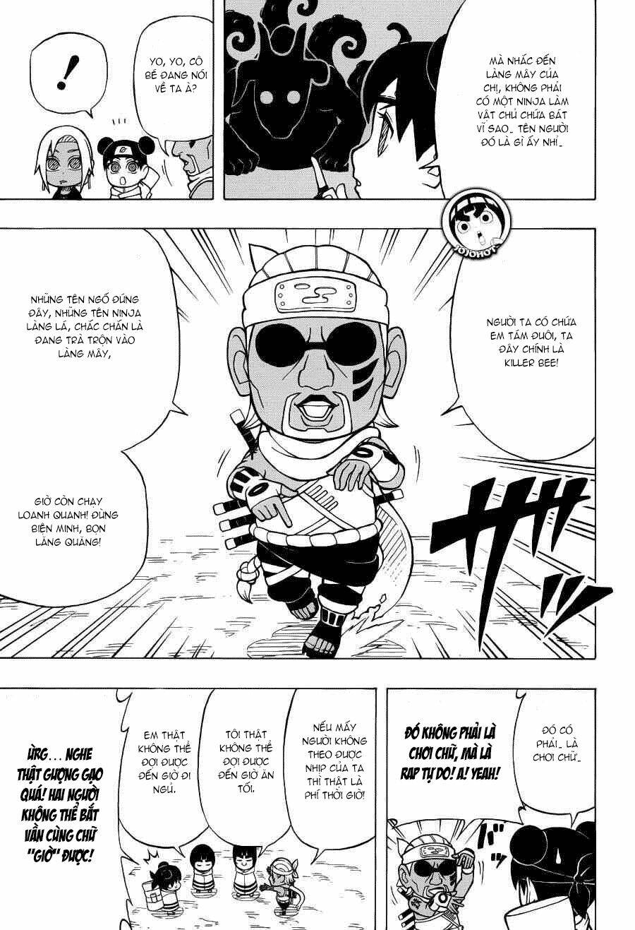 cửu vĩ hồ ly ngoại truyện rock lee chapter 18 4