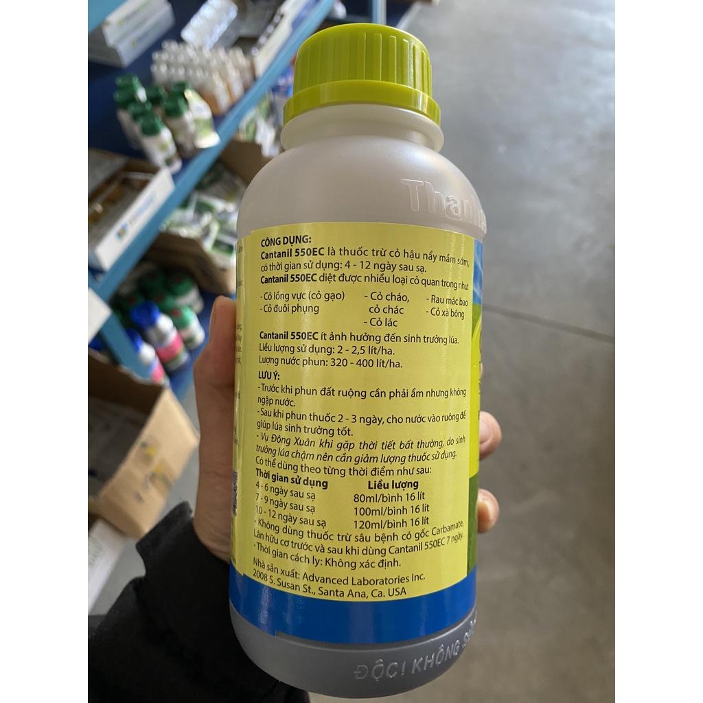 Thuốc diệt cỏ hậu nảy mầm CANTANIL 550EC