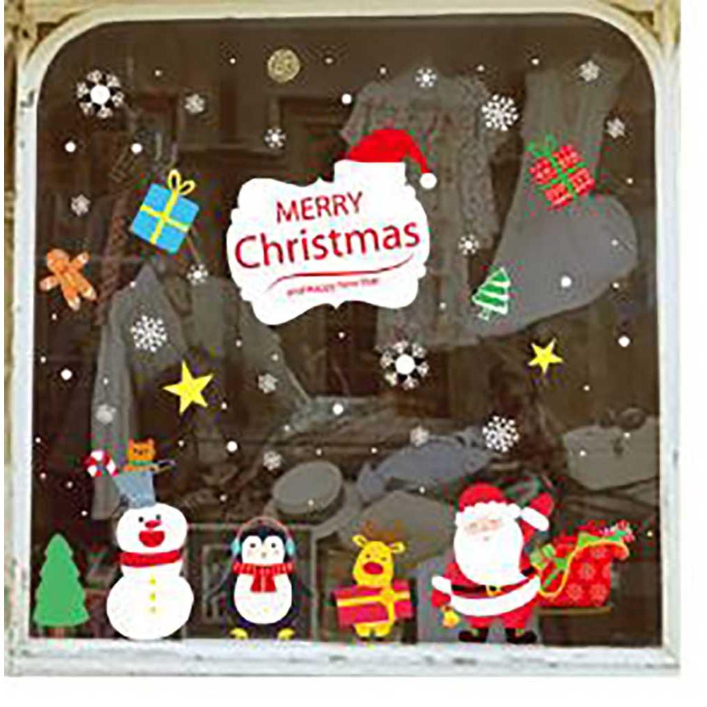 DECAL TRANG TRÍ NOEL 2 MẶT 2021 SỐ 17