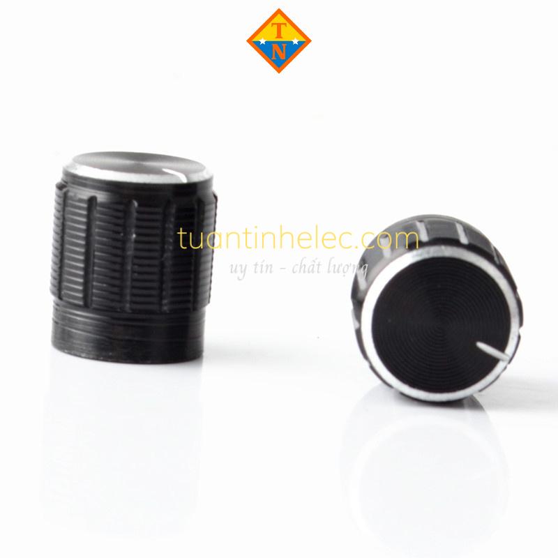 Núm chiết áp âm thanh hợp kim nhôm 6mm 15*17mm # phụ tùng âm thanh