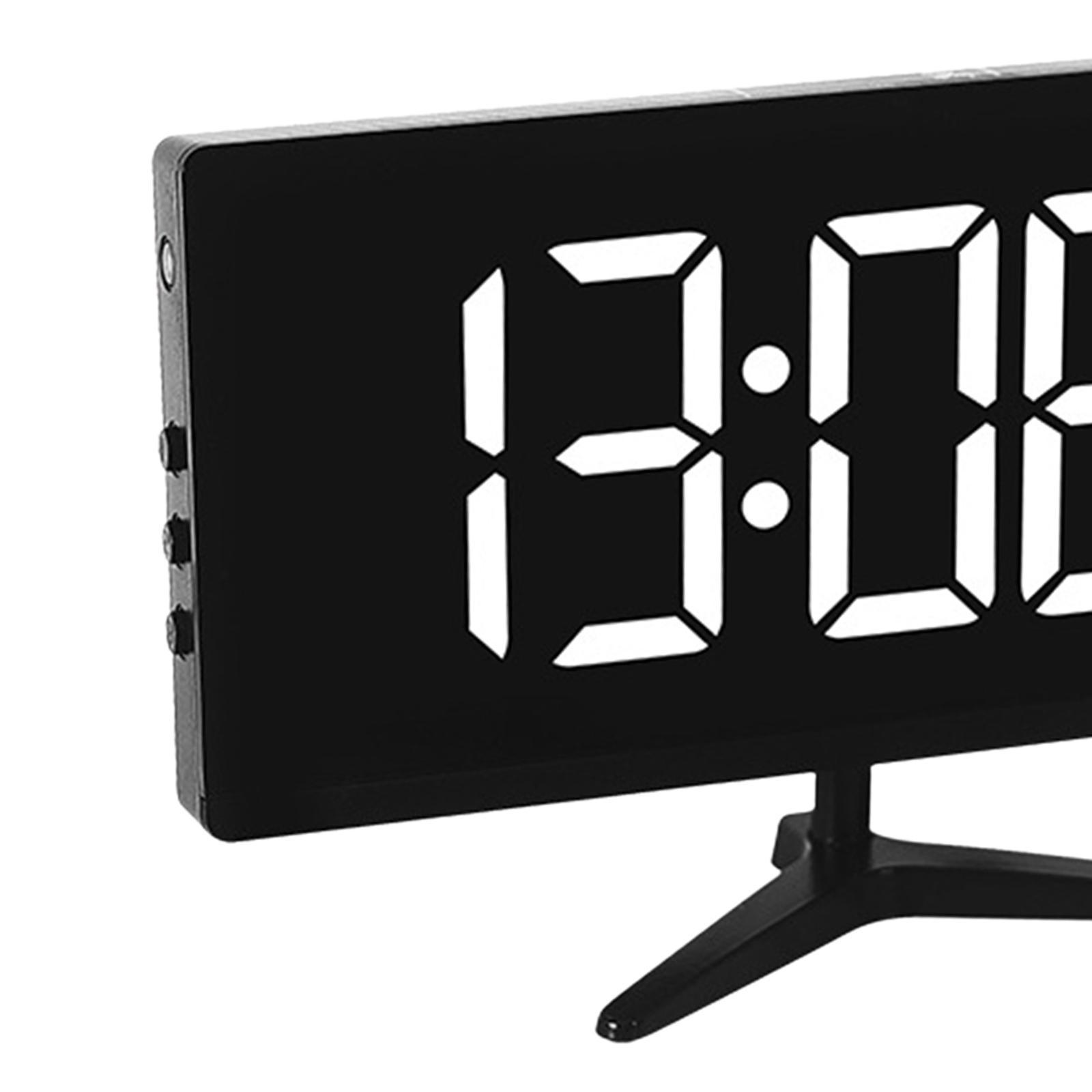 Electronic Table Digital Alarm Clock with Temperature Display Multi Function