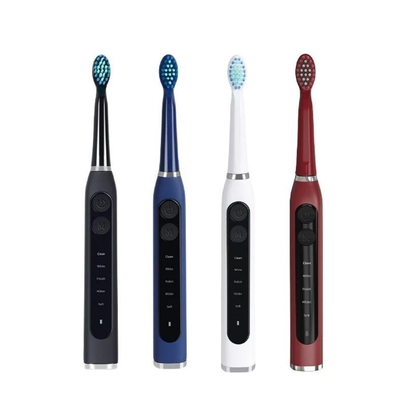Bàn chải điện TEKKIN TI-862 5 chế độ tặng hộp đựng cá tính đánh cực mạnh  - hàng chính hãng