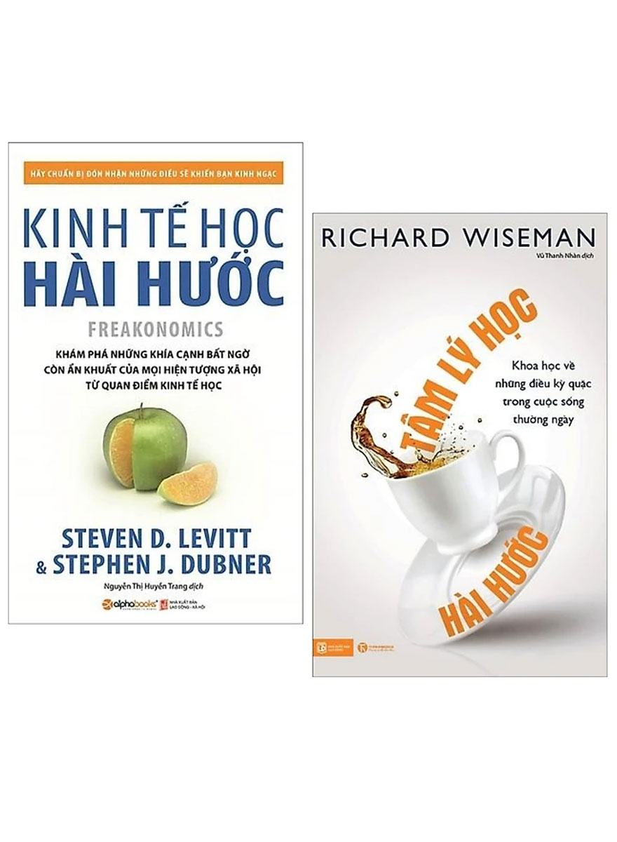 Combo Tâm Lý Học Hài Hước + Kinh Tế Học Hài Hước _THA-AL