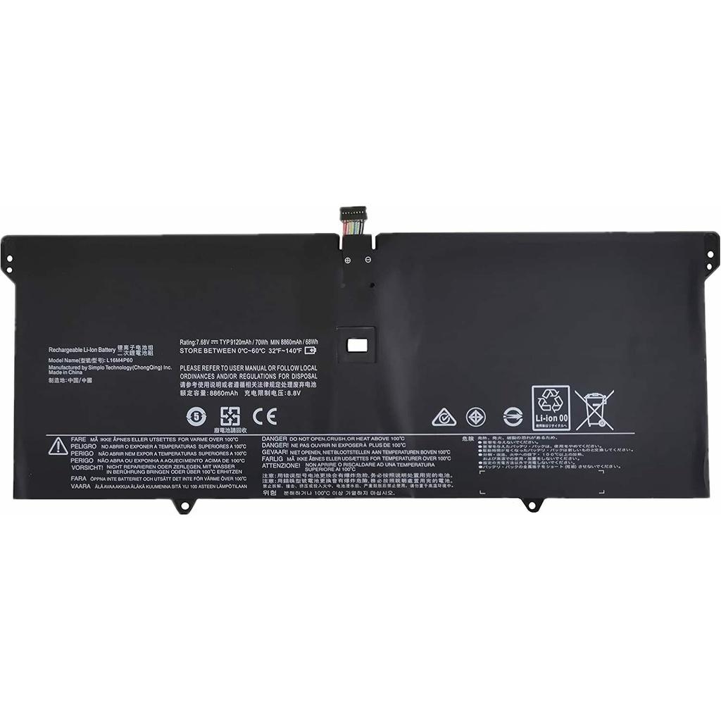 Pin Battery Dùng Cho Laptop Lenovo Yoga 6 Pro 13 920 920-13IKB L16M4P60 L16C4P61 Original 70Wh