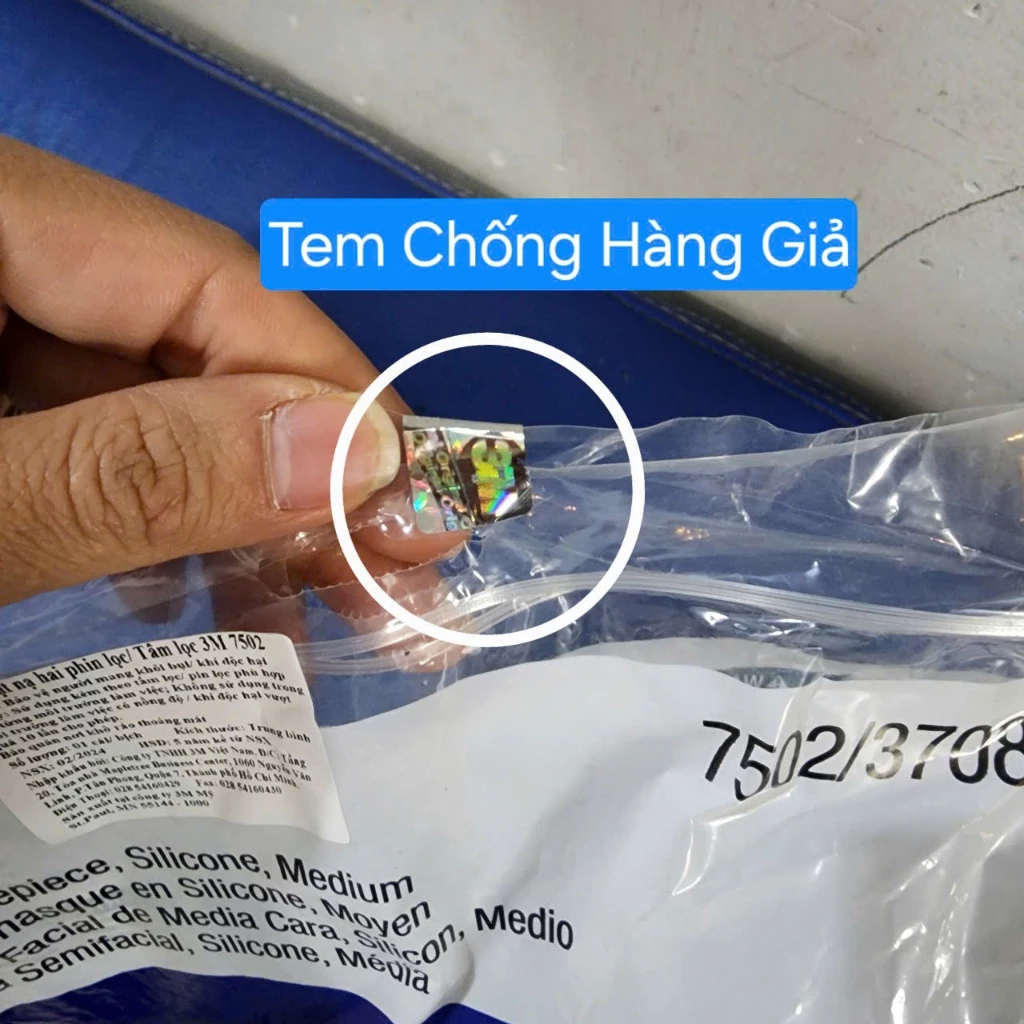 Mặt nạ phòng độc 3M 6200 chính hãng | chống hơi độc, phun sơn, xịt thuốc (Chưa Kèm Phin)