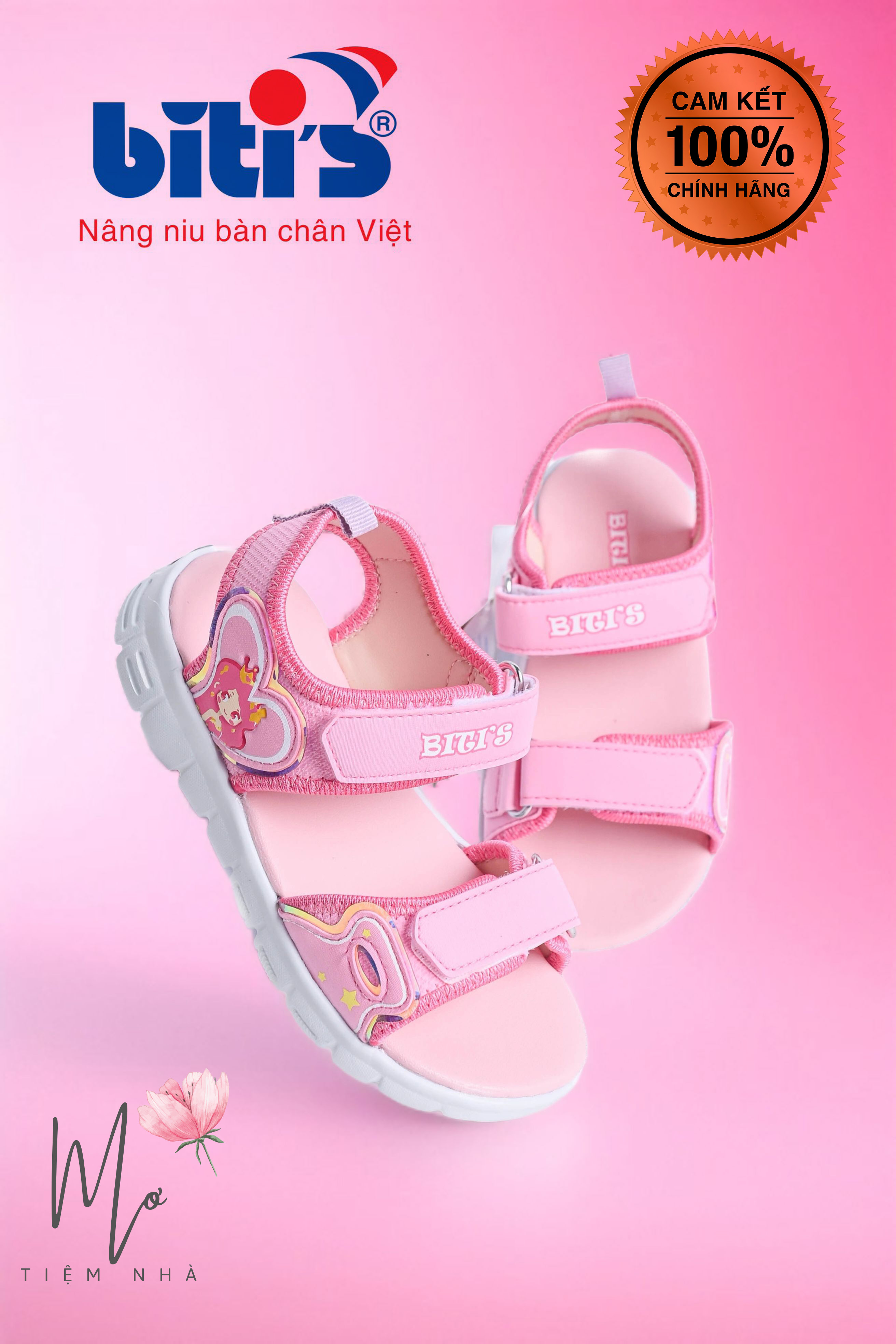Sandal Biti's bé gái (size 24-29)