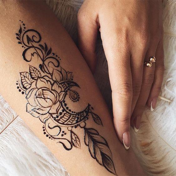 MỰC XĂM HENNA GOLECHA ĐEN Chính hãng