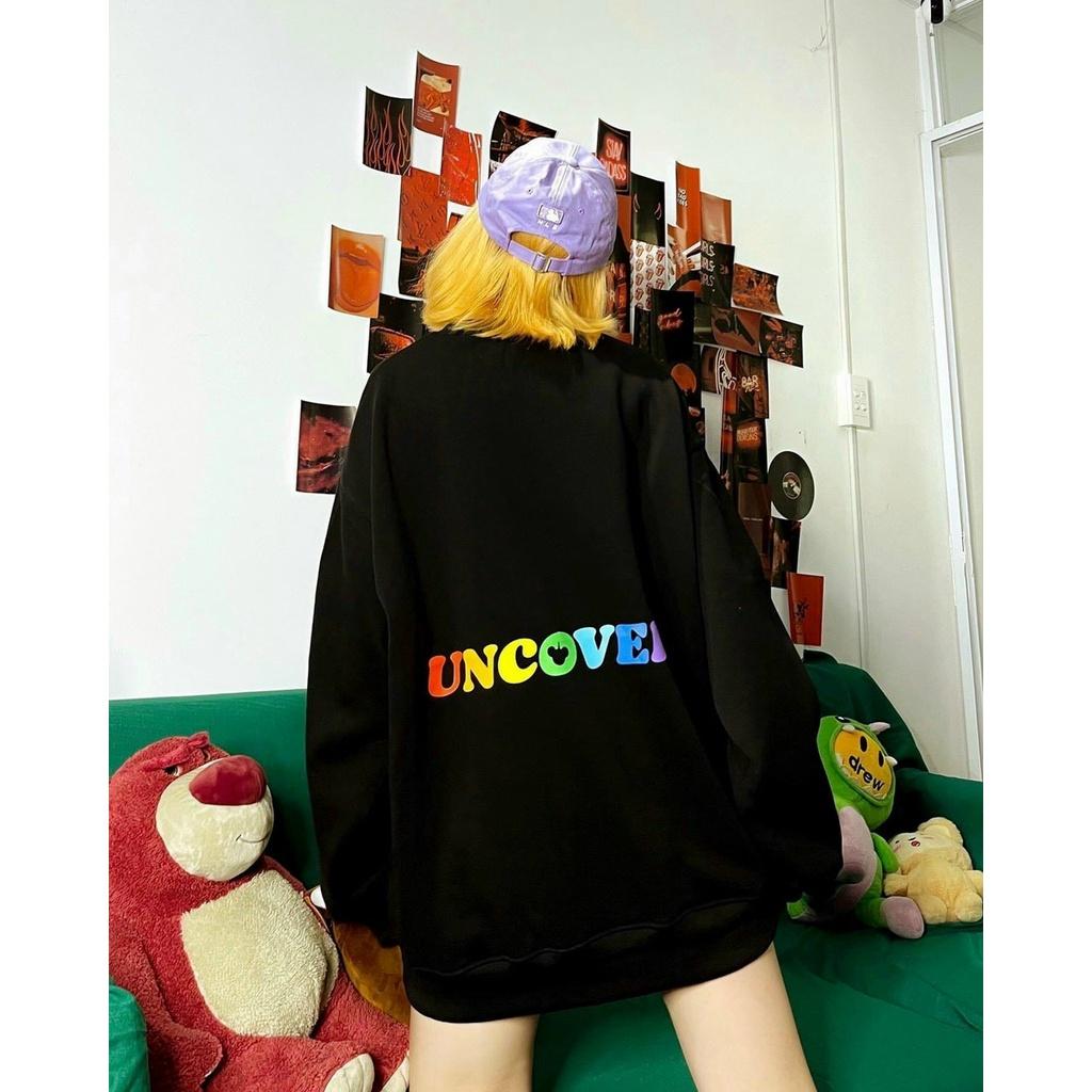 Áo Hoodies Nữ Dài Tay In họa tiết UNCOVER Phong Cách Trẻ Trung Thời Trang
