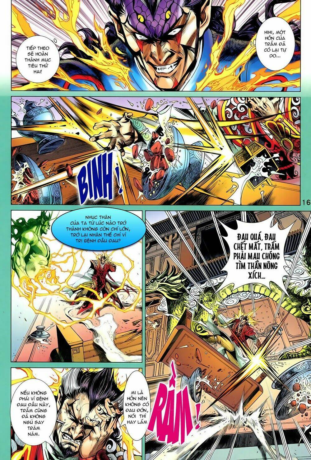 thần binh vấn thiên chapter 13 16