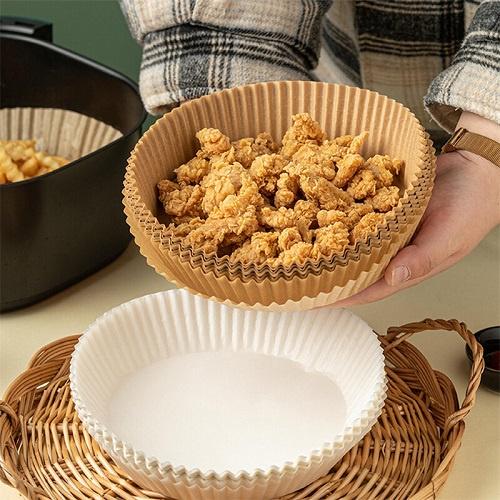 Set 50 Miếng Giấy Nến Lót Thấm Hút Dầu Mỡ Dùng Cho Nồi Chiên Không Dầu Giảm Thiểu Tối Đa Dầu Mỡ Bám Vào Nồi