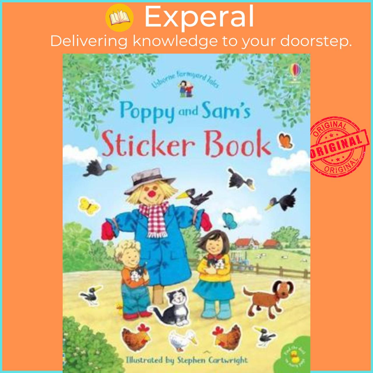 Hình ảnh Sách - Poppy and Sam's Sticker Book by Jessica Greenwell (UK edition, paperback)