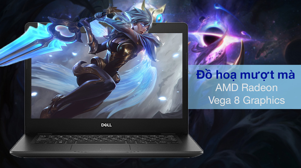 Laptop Dell Vostro 3405 V4R53500U001W (AMD R5-3500U/ 4GB/ 256GB PCIE/ 14 FHD/ Win10) - Hàng Chính Hãng