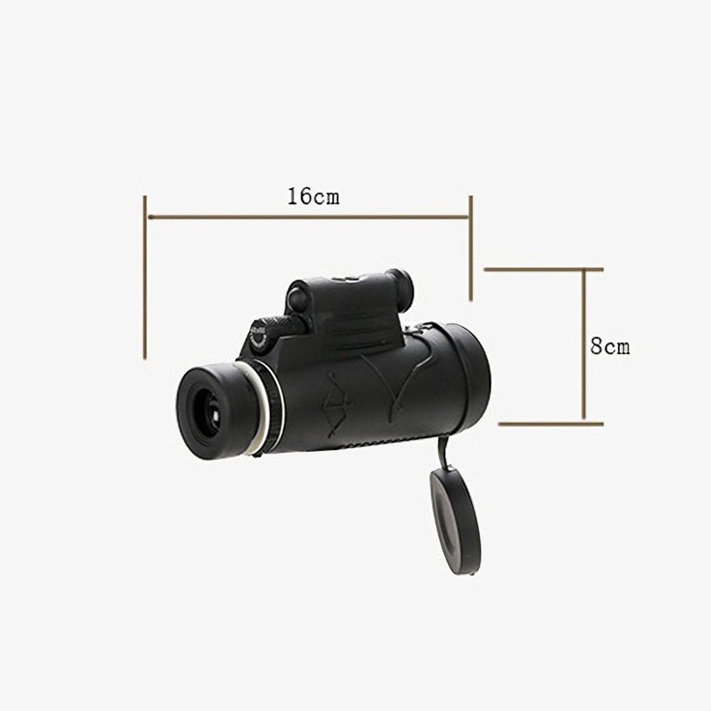 Kính viễn vọng một mắt 50X60 HD Chống thấm nước Chức năng chiếu sáng một mắt với Tầm nhìn ban đêm Bền và rõ ràng