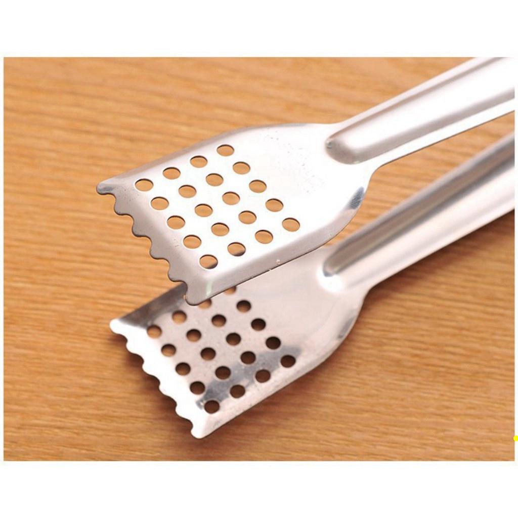 Combo 2 Kẹp gắp đá đồ nướng salad Inox cao cấp bền đẹp - giao hình và màu ngẫu nhiên
