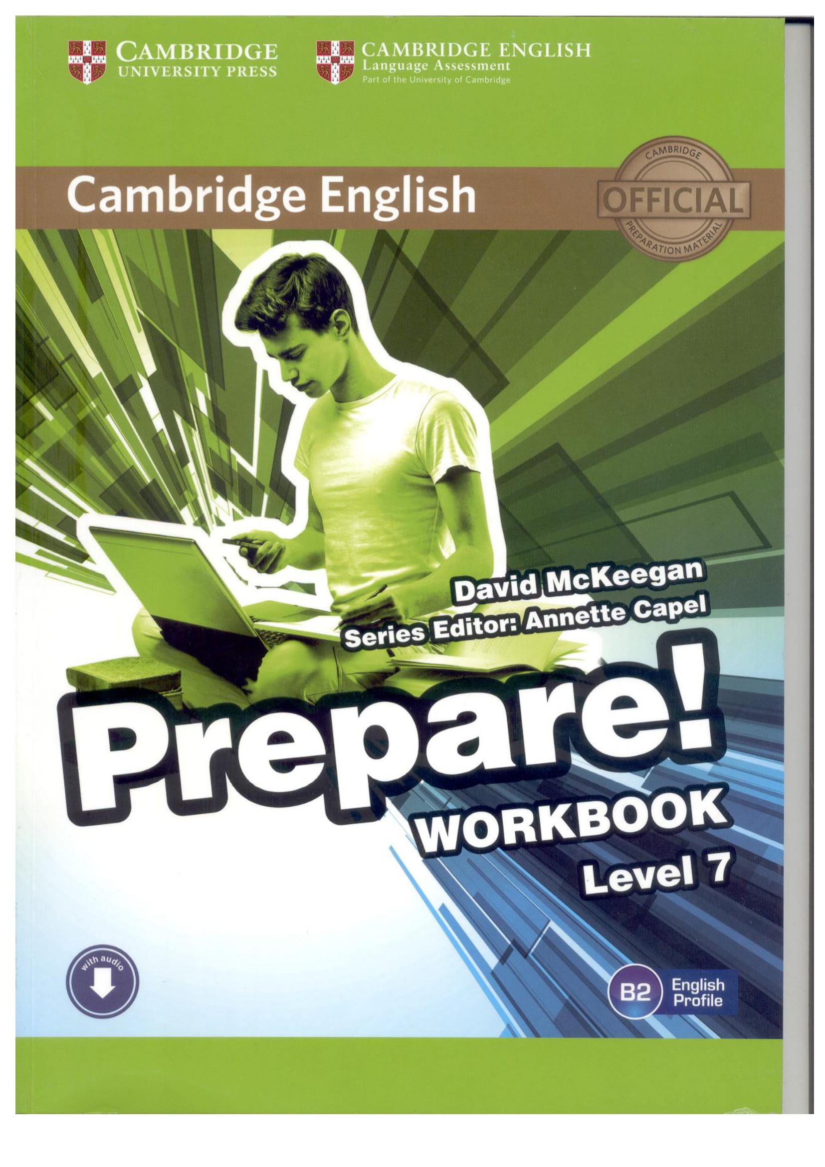 Hình ảnh Cambridge English Prepare! Level 7 Workbook With Audio
