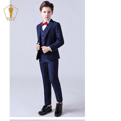Bộ, Set Vest Đen, Xanh Cho Bé Trai, Trẻ Em, Con Nít