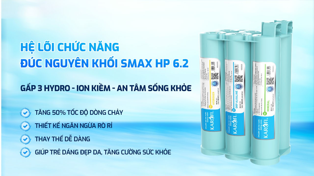 Máy lọc nước nóng nguội RO Mỹ 11 lõi Karofi KAH-D18 - Giao trước lắp sau miễn phí toàn quốc - Bảo hành 36 tháng - Hàng chính hãng
