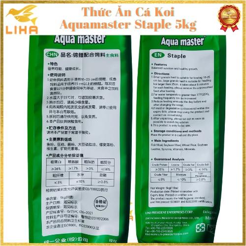 Thức Ăn Cá Koi Aquamaster Staple 5kg - Thức Ăn Cá Koi Cao Cấp