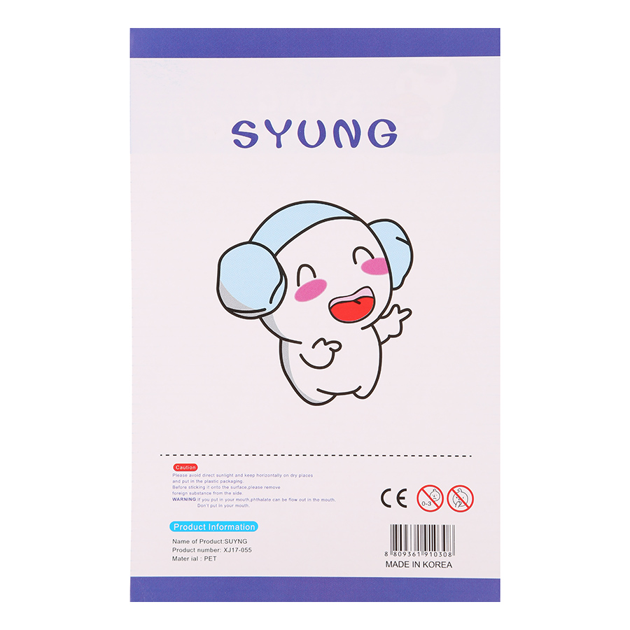 Bộ 6 Tấm Sticker Dán Trang Trí - Diary Character