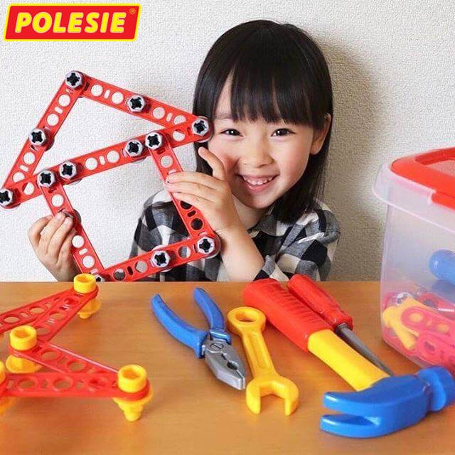 Bộ đồ chơi dụng cụ kỹ thuật 74 chi tiết - Polesie Toys
