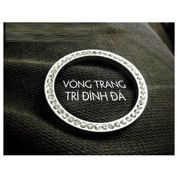 Vòng Đá Trang Trí Nút Khởi Động Start Stop Xe Hơi Ô Tô Diamond Ring 3 Màu Sang Trọng
