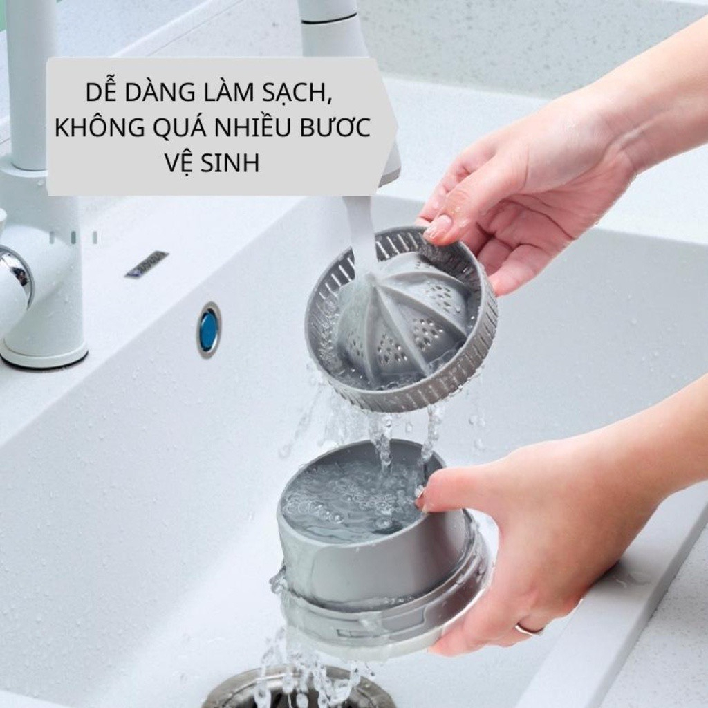 Máy vắt cam tự động, máy ép cam, máy ép hoa quả đa năng nhỏ gọn dung tích lớn, pin sạc không dây tiện lợi di chuyển - Hàng chính hãng