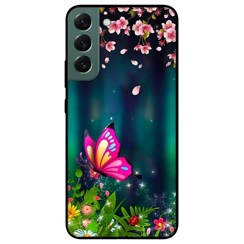 Ốp lưng dành cho Samsung S22 - S22 Plus - S22 Ultra - Bướm Hồng
