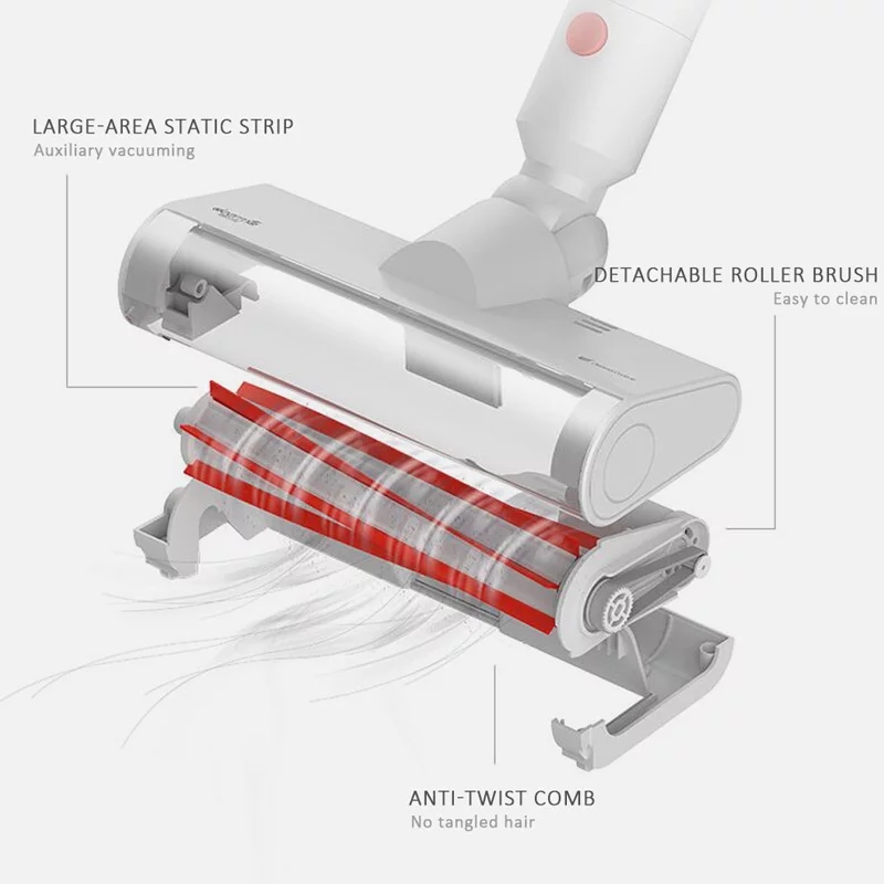 Máy hút bụi không dây công suất cao 150W công nghệ lóc xoáy VC25 Deerma  ( hàng nhập khẩu ) KM