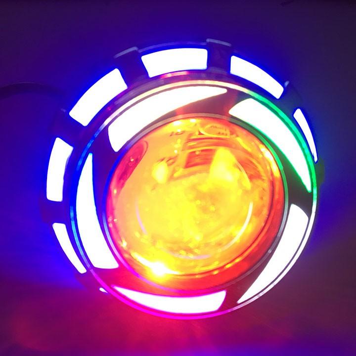 ĐÈN PHA LED BI CẦU ĐÈN PHA BI CẦU 5 MÀU, ĐÈN LED SÁNG, MÀU SẮC SIÊU BẮT MẮT, TIỆN LỢI, DỄ LẮP ĐẶT - DPLBC5M