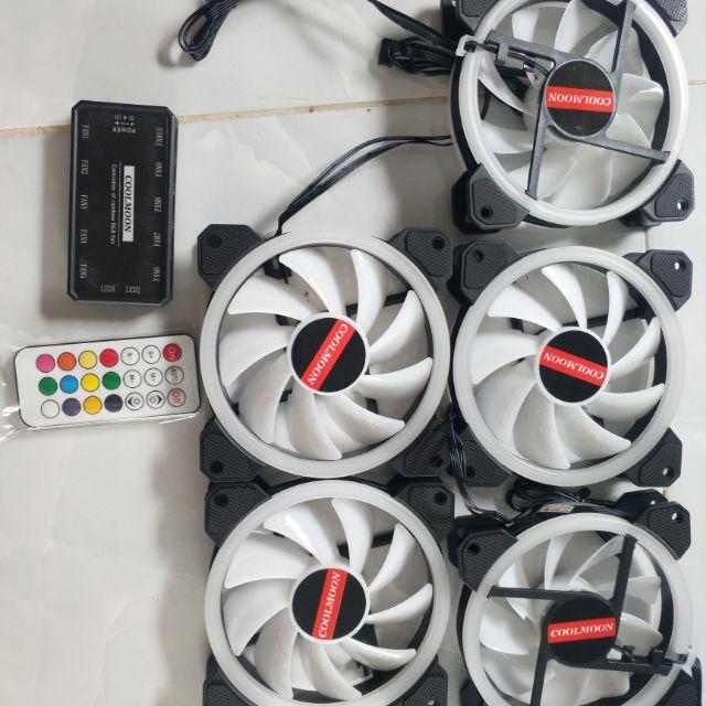 Bộ Fan led RGB Coolmoon rất đẹp.