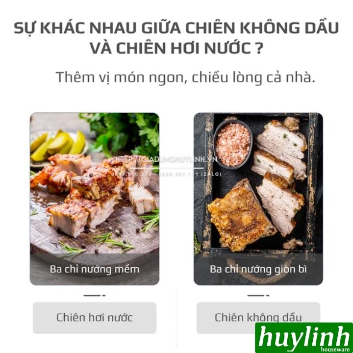 Nồi chiên không dầu - hấp hơi nước Olivo SF15 - Dung tích 15 lít - 37 menu - Hàng chính hãng