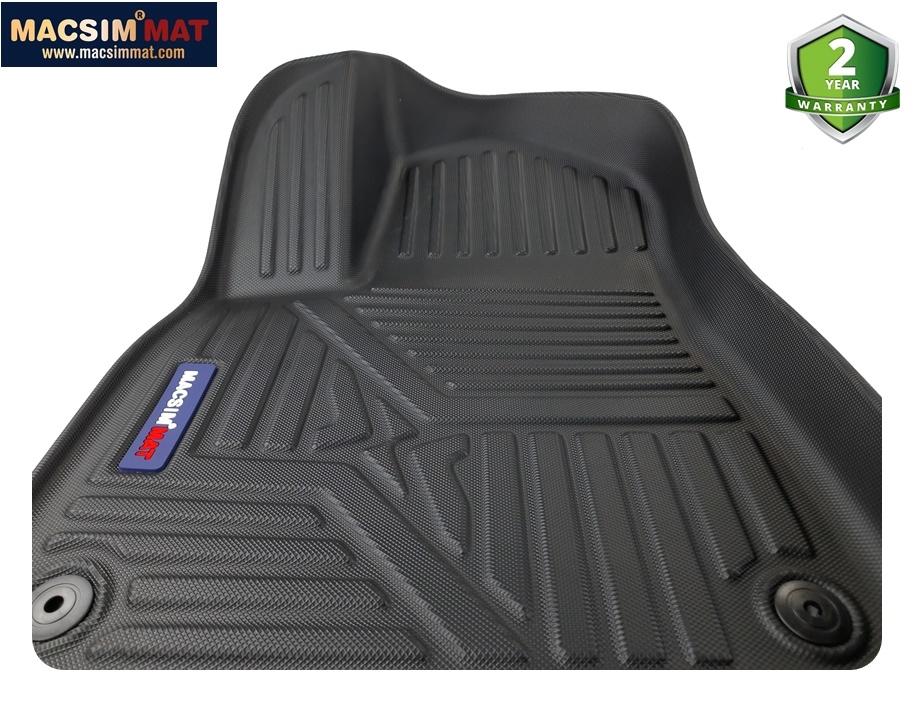 Thảm lót sàn ô tô Audi Q8 2019 - 2020 Nhãn hiệu Macsim chất liệu nhựa TPV cao cấp màu đen