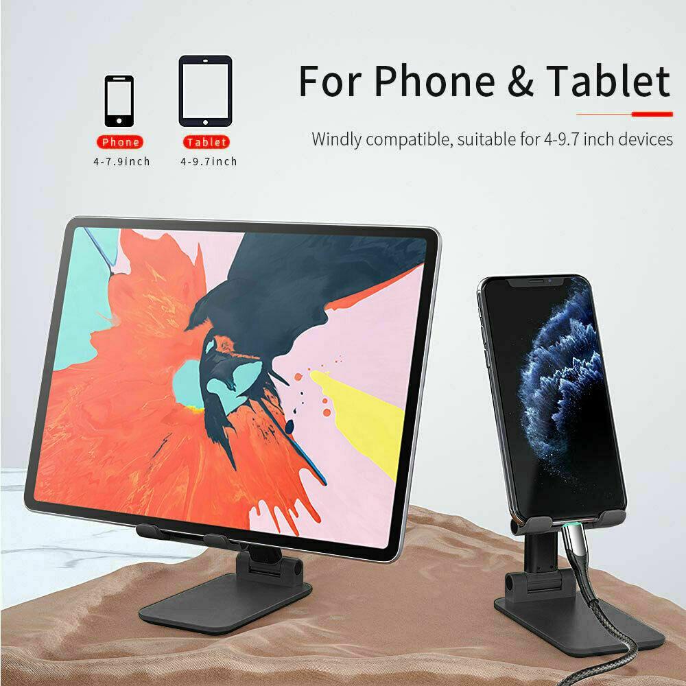 Portable Plastic Folding Cell Phone Position Desktop Cell Phone Holder Ipad